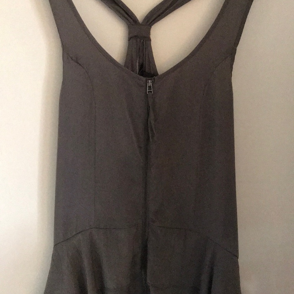 H&M Gray Ruffle Dress - Picture 4 of 7